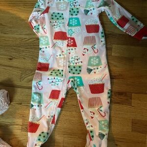 Carter's Festive Red and Green Pajama Sleep Sack